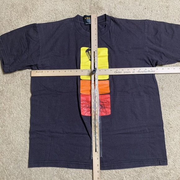 Frozen Munky Mens XL Black Microphone Musical Roots Short Sleeve Shirt - Picture 6 of 6